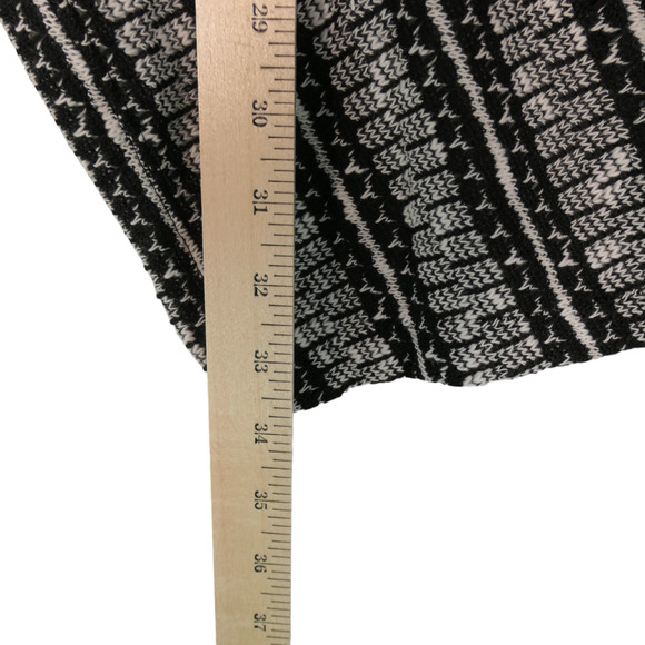 Catherines Cardigan Sweater Womens 2X Black Knit Cotton Blend 3/4 Sleeve Boho - Picture 7 of 10